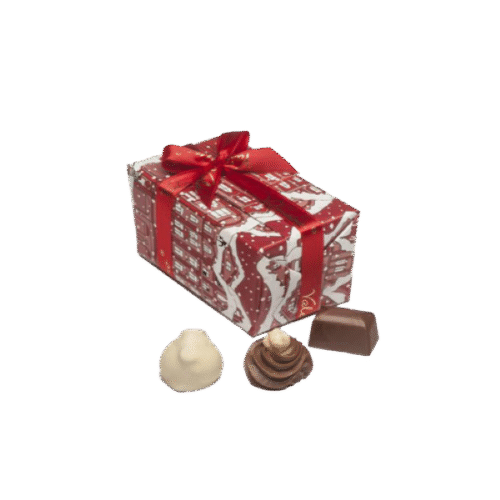 Коледен Балотин 120 гр от Valentino Chocolatier България. Продукти от истински белгийски шоколад.