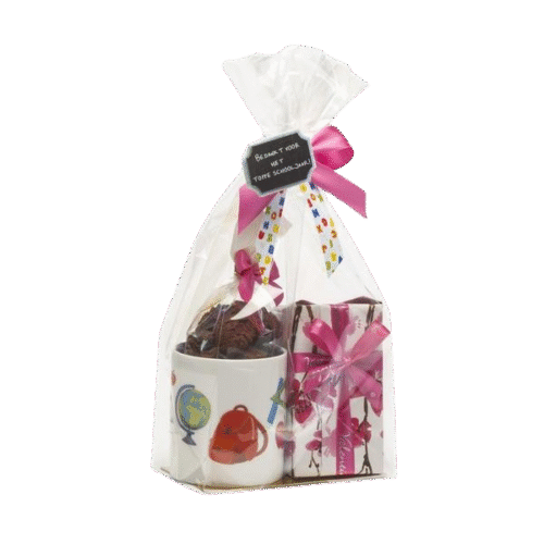 Комплект За любимата учителка от Valentino Chocolatier България. Продукти от истински белгийски шоколад.