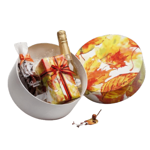 Есенен сет с вино от Valentino Chocolatier България. Продукти от истински белгийски шоколад.