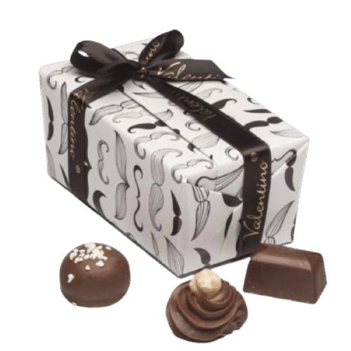 Балотин Мустачки 220 гр от Valentino Chocolatier България. Продукти от истински белгийски шоколад.