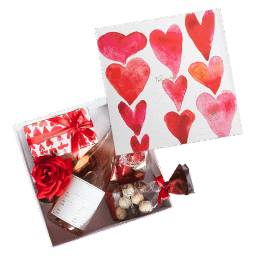 Шоколадов сет за влюбени от Valentino Chocolatier България. Продукти от истински белгийски шоколад.