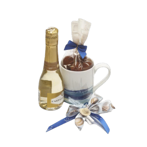 Вино за море от Valentino Chocolatier България. Продукти от истински белгийски шоколад.