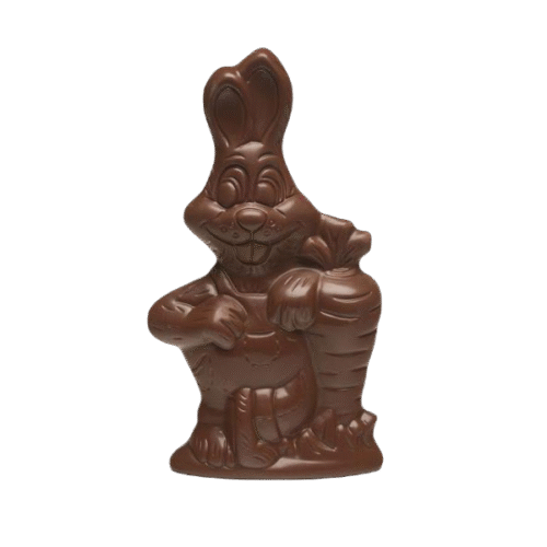 Заек с морков от Valentino Chocolatier България. Продукти от истински белгийски шоколад.